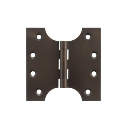 Atlantic (Solid Brass) Parliament Hinges - Urban Dark Bronze - 4" x 2" x 4mm