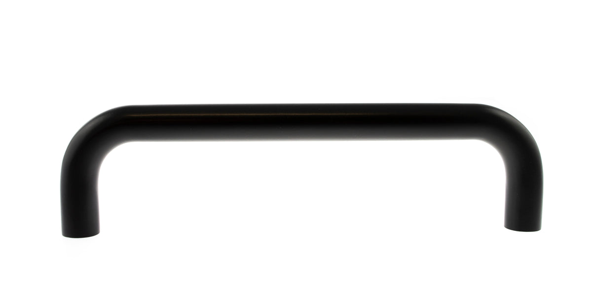 Atlantic D Pull Handle [Bolt Through] - Matt Black - 600mm x 19mm