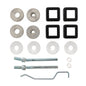 Atlantic Mitred Pull Handle Back to Back Fixing Kit - Matt Black - 19mm