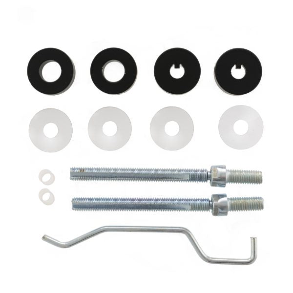 Atlantic Pull Handle Back to Back Fixing Kit - Matt Black - 19mm