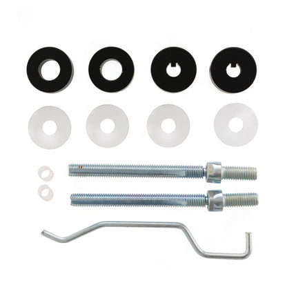 Atlantic Pull Handle Back to Back Fixing Kit - Matt Black - 25mm