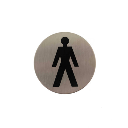 Atlantic Male 3M Adhesive 75mm - Satin Stainless Steel - Default