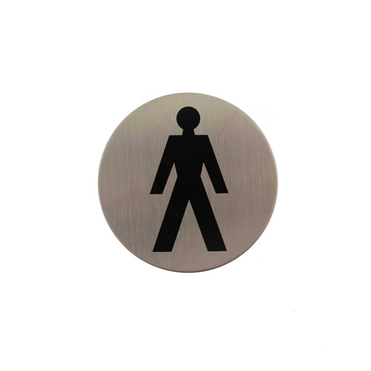 Atlantic Male 3M Adhesive 75mm - Satin Stainless Steel - Default
