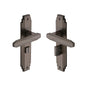 Astoria Door Handle on Plate by M Marcus - Heritage Brass
