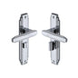 Astoria Door Handle on Plate by M Marcus - Heritage Brass