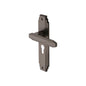 Astoria Door Handle on Plate by M Marcus - Heritage Brass