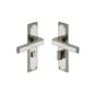 Atlantis Door Handle on Plate by M Marcus - Heritage Brass