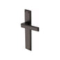 Atlantis Long Door Handle on Plate by M Marcus - Heritage Brass