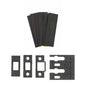 Atlantic Latch & 4" x 3" Hinge Pads Intumescent kit FD60 - Default - Default