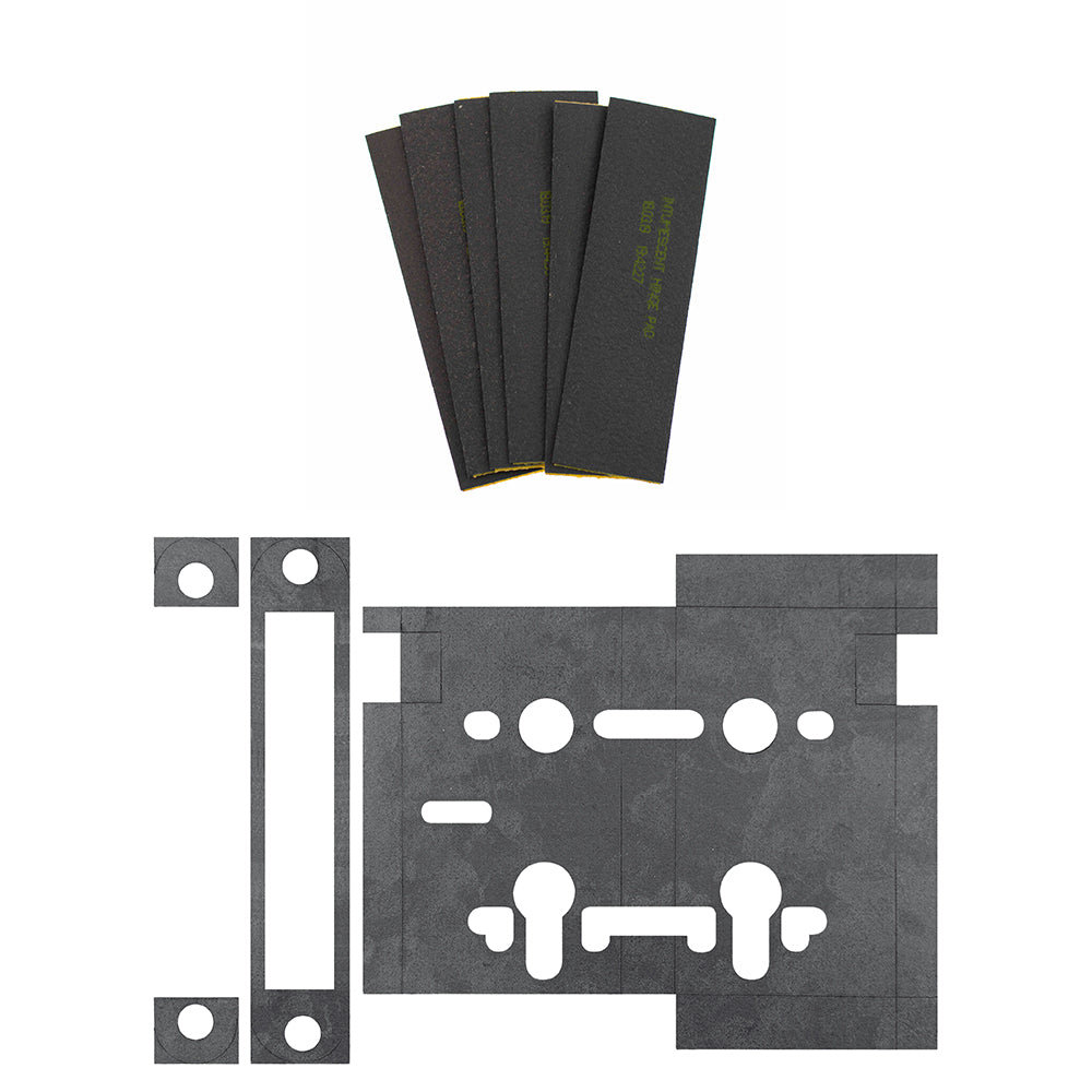 Atlantic Bathroom Lock & 3" x 2" Hinge Pads Intumescent kit FD60 - Default - Default