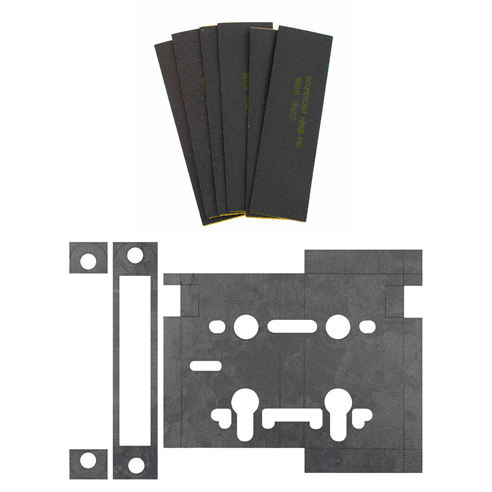 Atlantic Bathroom Lock & 4" x 3" Hinge Pads Intumescent kit FD60 - Default - Default