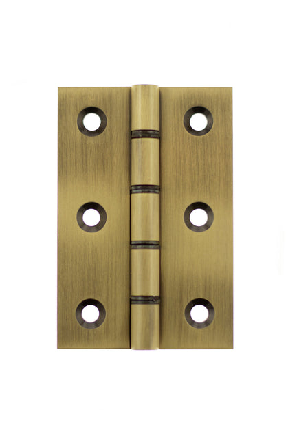 Atlantic Washered Hinges - Antique Brass - 3" x 2" x 2.2mm
