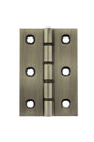 Atlantic Washered Hinges - Matt Gun Metal - 3" x 2" x 2.2mm