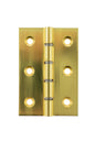 Atlantic Washered Hinges - Polished Brass - 3" x 2" x 2.2mm without Screws