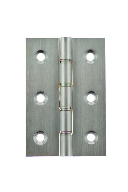 Atlantic Washered Hinges - Satin Chrome - 3" x 2" x 2.2mm without Screws