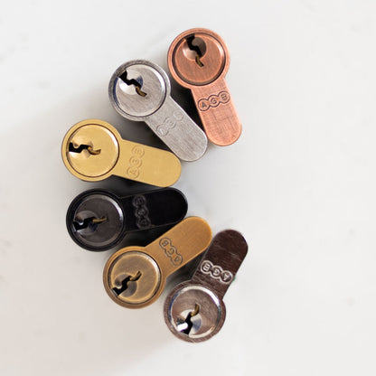 AGB Euro Profile 5 Pin Cylinder Key to Turn 35-35mm (70mm) Keyed Alike