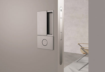 AGB Wave Flush Door Handle & Bathroom Lock - additional image