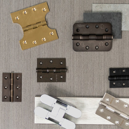 Atlantic Ball Bearing Hinges 3" x 2" x 2mm - Satin Nickel