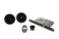 AGB Round Flush Handle Sliding Door Bathroom Lock Set - Matt Black - Default