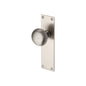 Balmoral Door Knob on Plate by M Marcus - Heritage Brass