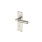 Bauhaus Door Handle on Plate by M Marcus - Heritage Brass