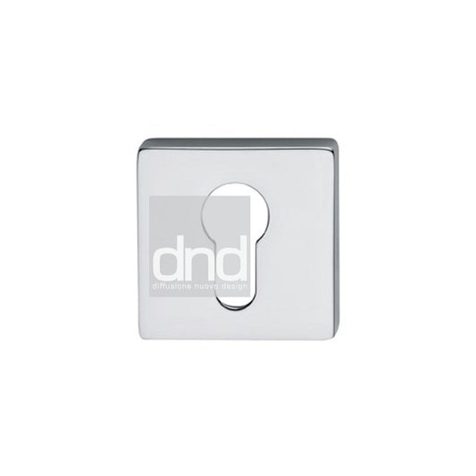 Euro Profile Keyhole Escutcheon Square - BD04E by M Marcus - Heritage Brass