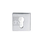 Euro Profile Keyhole Escutcheon Square - BD04E by M Marcus - Heritage Brass