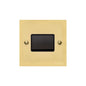 Bauhaus Range Polished Brass Switches & Sockets, BH1 - 6A Triple Pole Fan Isolator Switch by Heritage Brass By M-Marcus