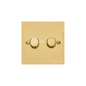 Bauhaus Range Polished Brass Switches & Sockets, BH1 - 2G Multi Location Secondary Dimmer by Heritage Brass By M-Marcus