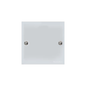 Bauhaus Range Polished Chrome Switches & Sockets, BH2 - Single Blank Plate by Heritage Brass By M-Marcus
