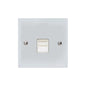 Bauhaus Range Polished Chrome Switches & Sockets, BH2 - 1 Gang Secondary Line Socket by Heritage Brass By M-Marcus