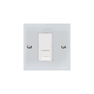 Bauhaus Range Polished Chrome Switches & Sockets, BH2 - 1 Gang CAT6 by Heritage Brass By M-Marcus