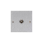 Bauhaus Range Satin Chrome Switches & Sockets, BH3 - 1 Gang Satellite Socket by Heritage Brass By M-Marcus