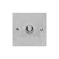 Bauhaus Range Satin Chrome Switches & Sockets, BH3 - 1 Gang TED Dimmer (Compatible with LED Lamps) by Heritage Brass By M-Marcus