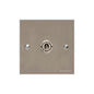 Bauhaus Range Satin Nickel Switches & Sockets, BH5 - 1 Gang Toggle Switch by Heritage Brass By M-Marcus