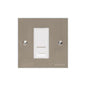 Bauhaus Range Satin Nickel Switches & Sockets, BH5 - 1 Gang RJ45 by Heritage Brass By M-Marcus