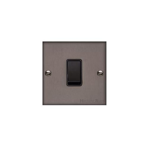 Bauhaus Range Matt Bronze Switches & Sockets, BH9 - 1 Gang Rocker Switch by Heritage Brass By M-Marcus
