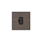 Bauhaus Range Matt Bronze Switches & Sockets, BH9 - Unswitched Spur (13 Amp) by Heritage Brass By M-Marcus