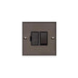 Bauhaus Range Matt Bronze Switches & Sockets, BH9 - Switched Spur (13 Amp) by Heritage Brass By M-Marcus