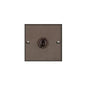 Bauhaus Range Matt Bronze Switches & Sockets, BH9 - 1 Gang Toggle Switch by Heritage Brass By M-Marcus