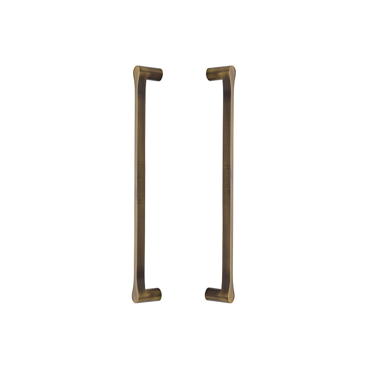 Gio Back to Back Door Pull Handle by M Marcus - Heritage Brass