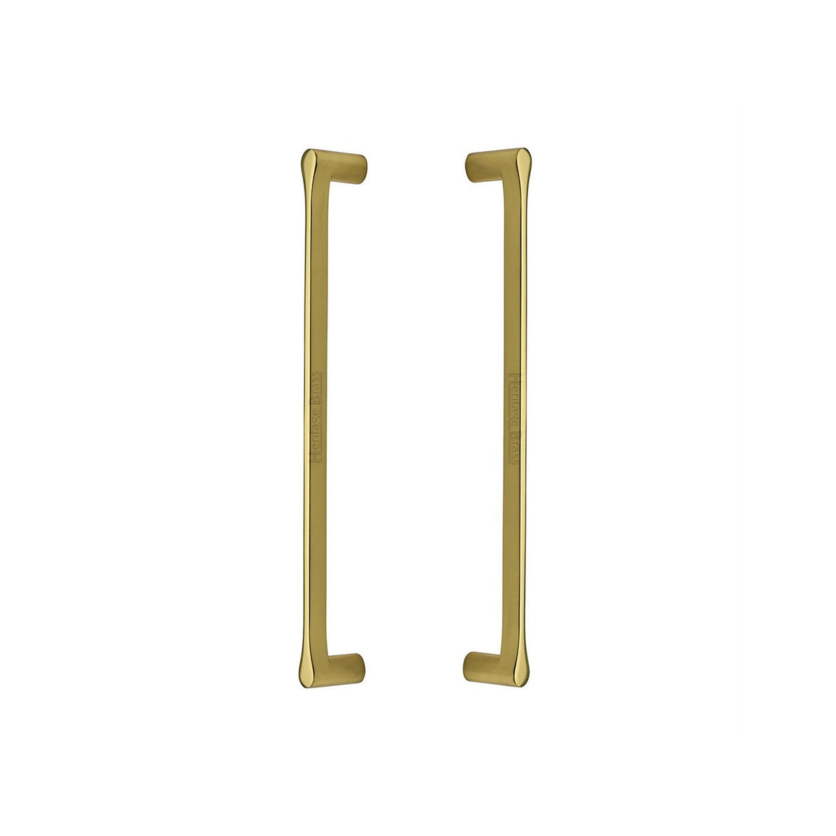 Gio Back to Back Door Pull Handle by M Marcus - Heritage Brass