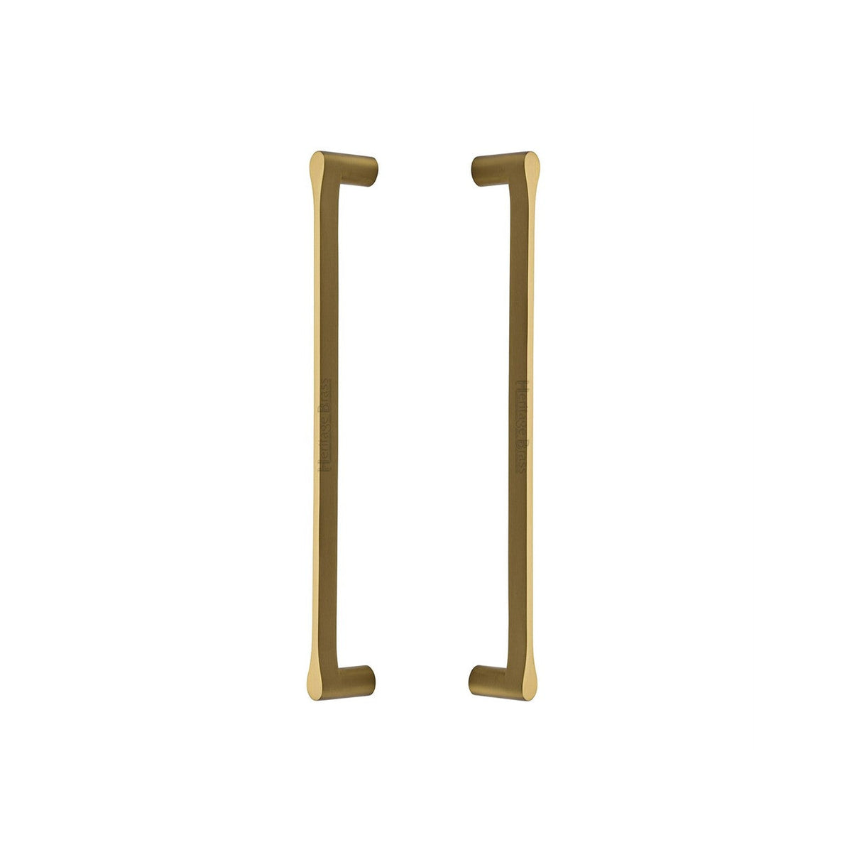 Gio Back to Back Door Pull Handle by M Marcus - Heritage Brass