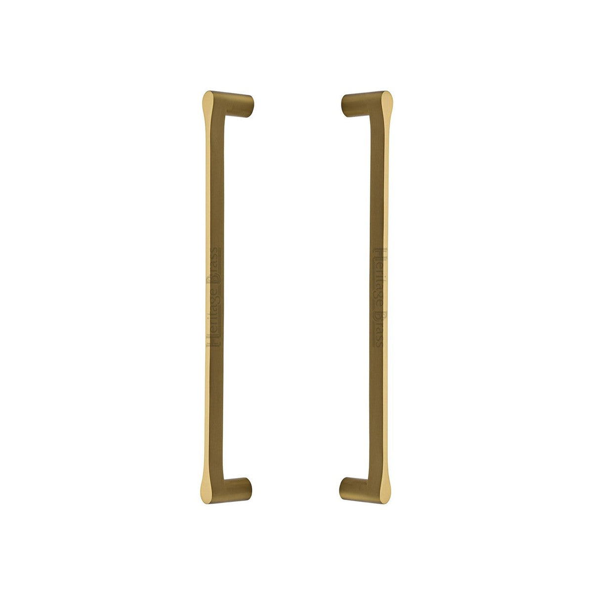 Gio Back to Back Door Pull Handle by M Marcus - Heritage Brass