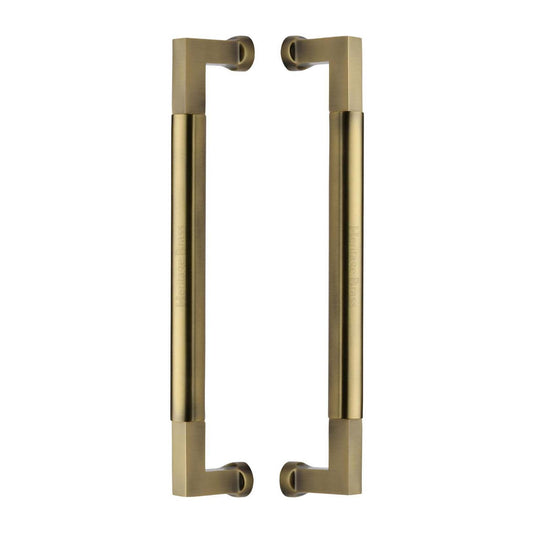 Bauhaus Back to Back Door Pull Handle by M Marcus - Heritage Brass