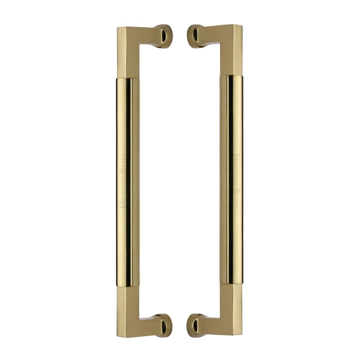 Bauhaus Back to Back Door Pull Handle by M Marcus - Heritage Brass