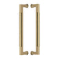 Bauhaus Back to Back Door Pull Handle by M Marcus - Heritage Brass