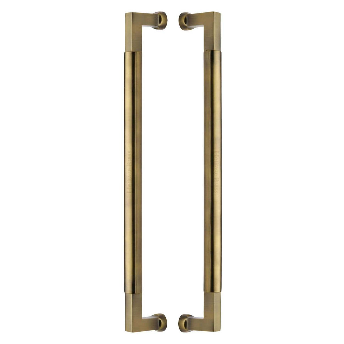 Bauhaus Back to Back Door Pull Handle by M Marcus - Heritage Brass