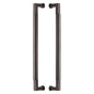 Bauhaus Back to Back Door Pull Handle by M Marcus - Heritage Brass