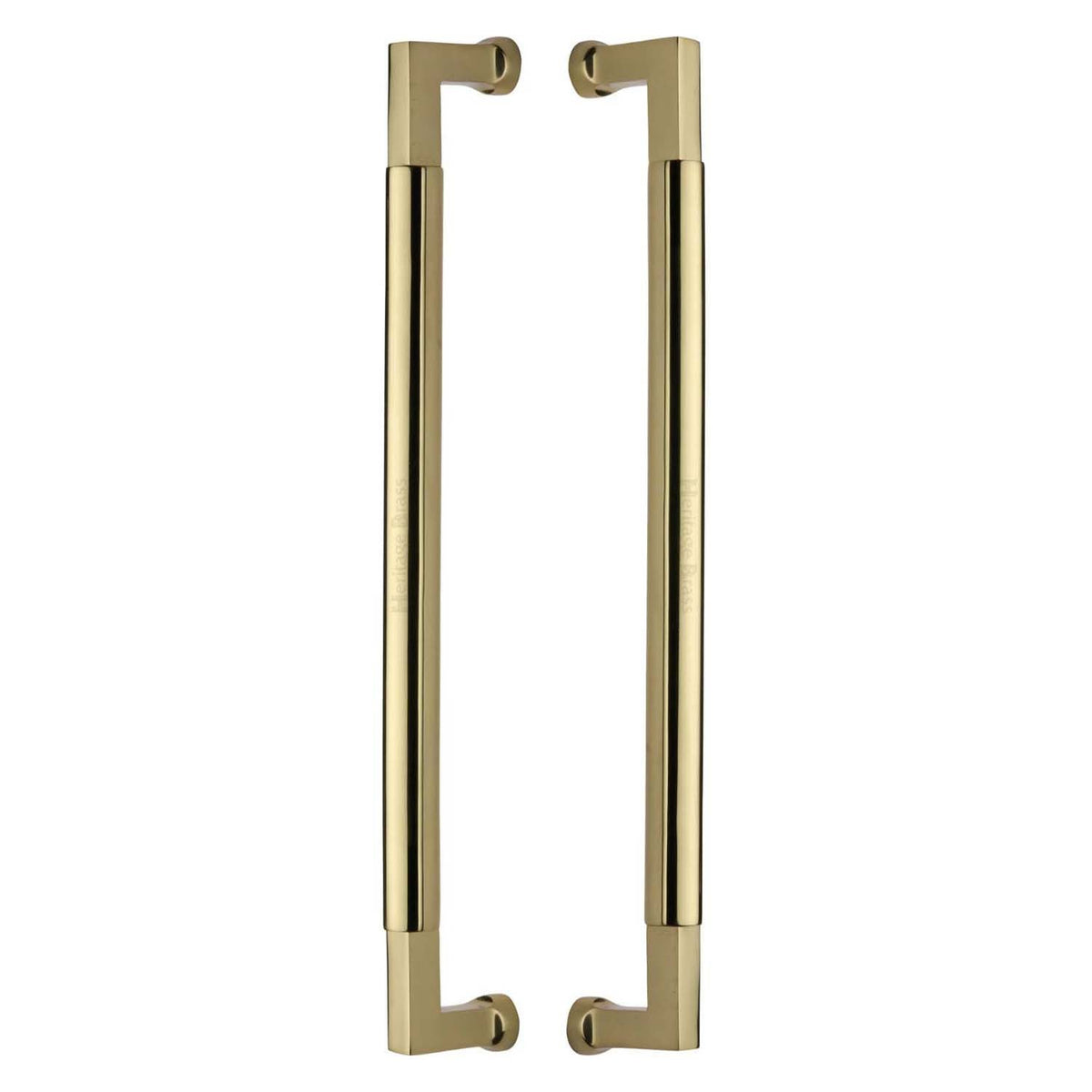 Bauhaus Back to Back Door Pull Handle by M Marcus - Heritage Brass